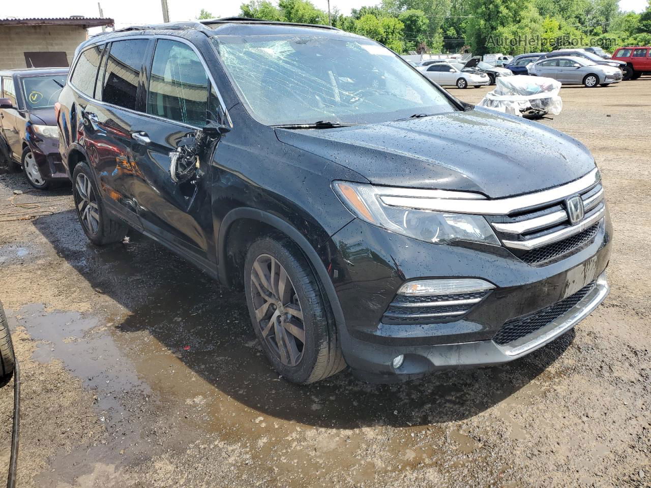 2017 Honda Pilot Touring Черный vin: 5FNYF6H92HB086660