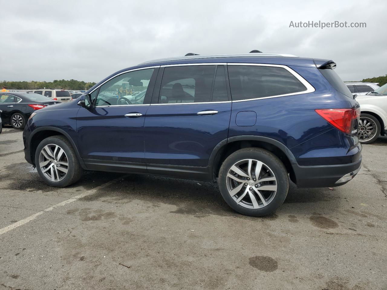 2016 Honda Pilot Touring Blue vin: 5FNYF6H93GB099268