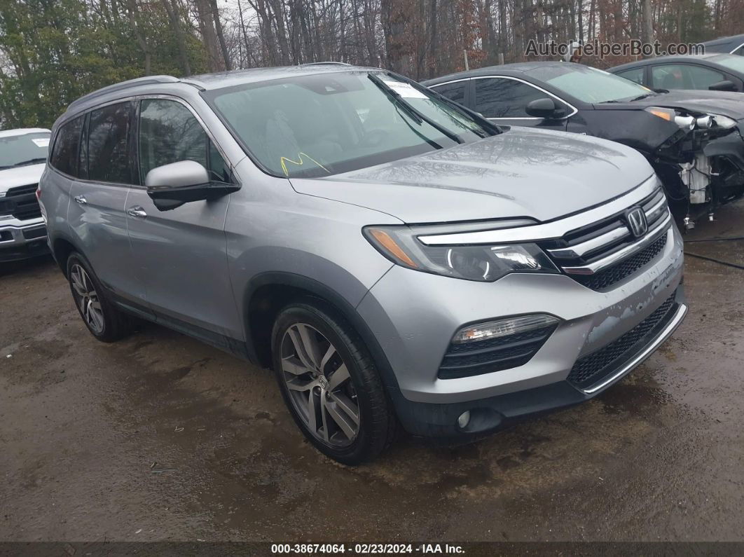 2017 Honda Pilot Touring Silver vin: 5FNYF6H93HB011370