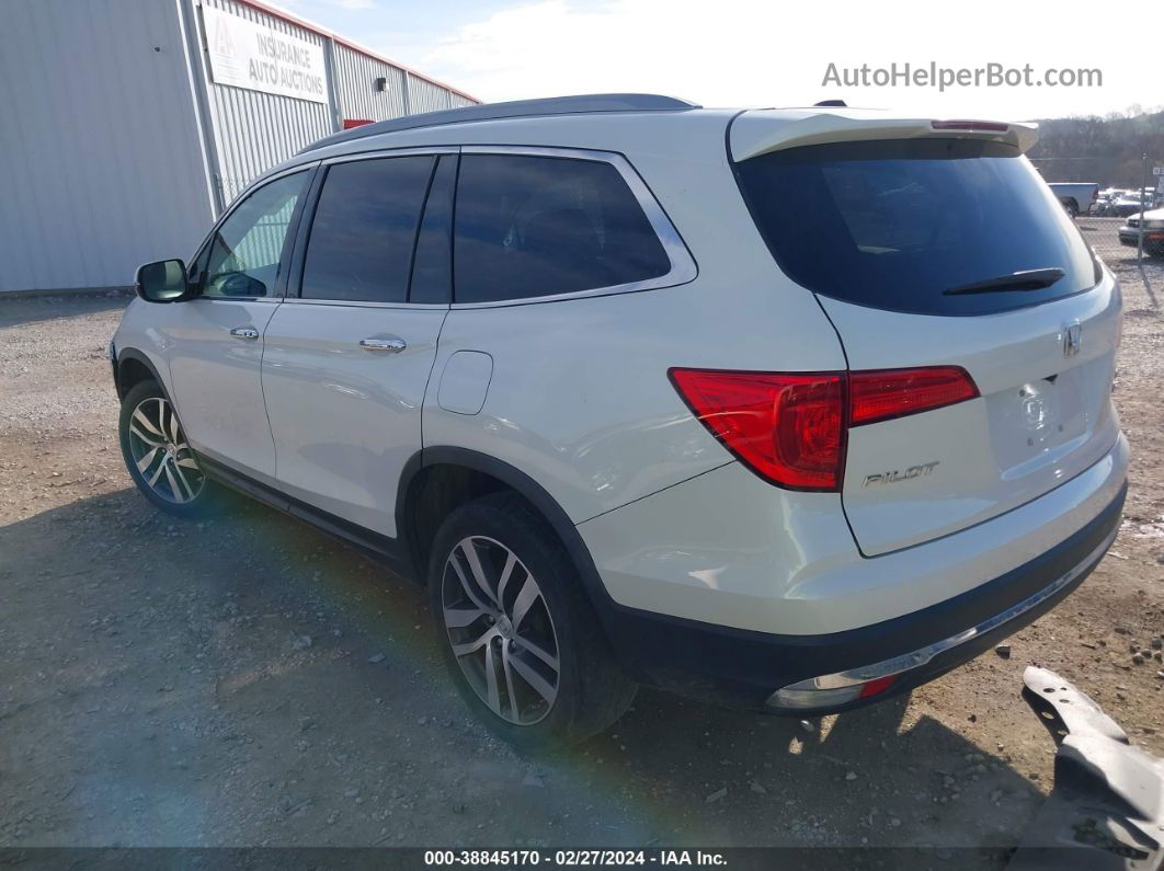 2017 Honda Pilot Touring White vin: 5FNYF6H93HB017282