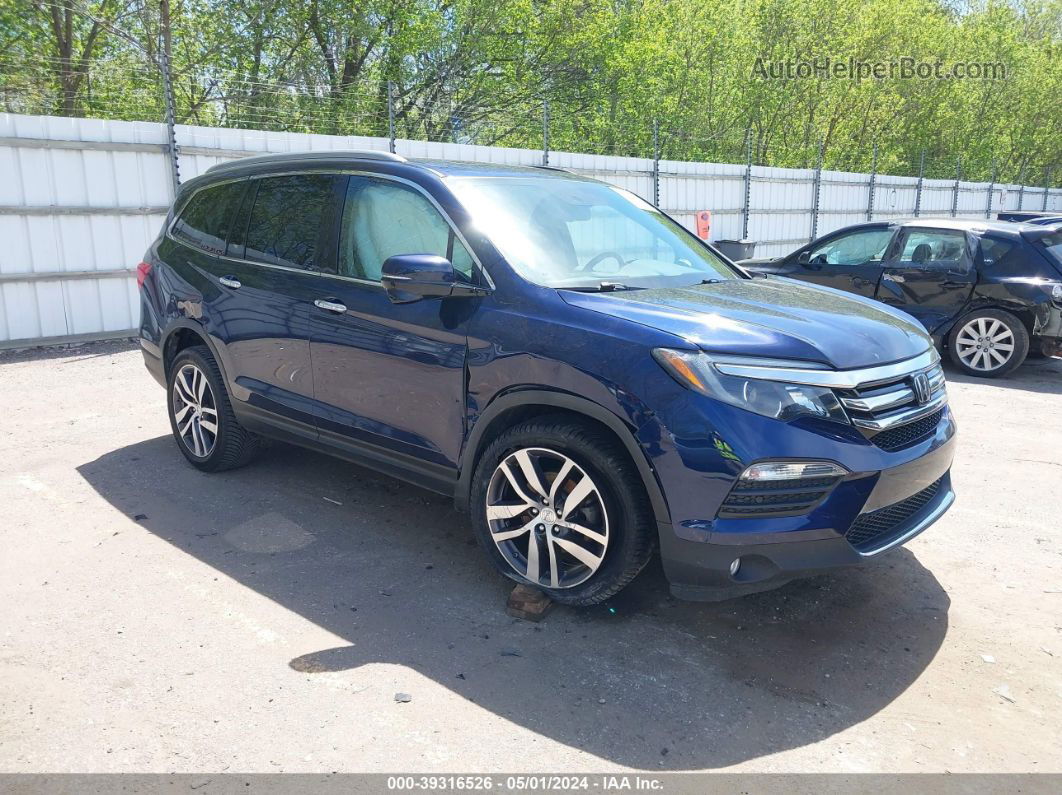 2017 Honda Pilot Touring Navy vin: 5FNYF6H93HB037077