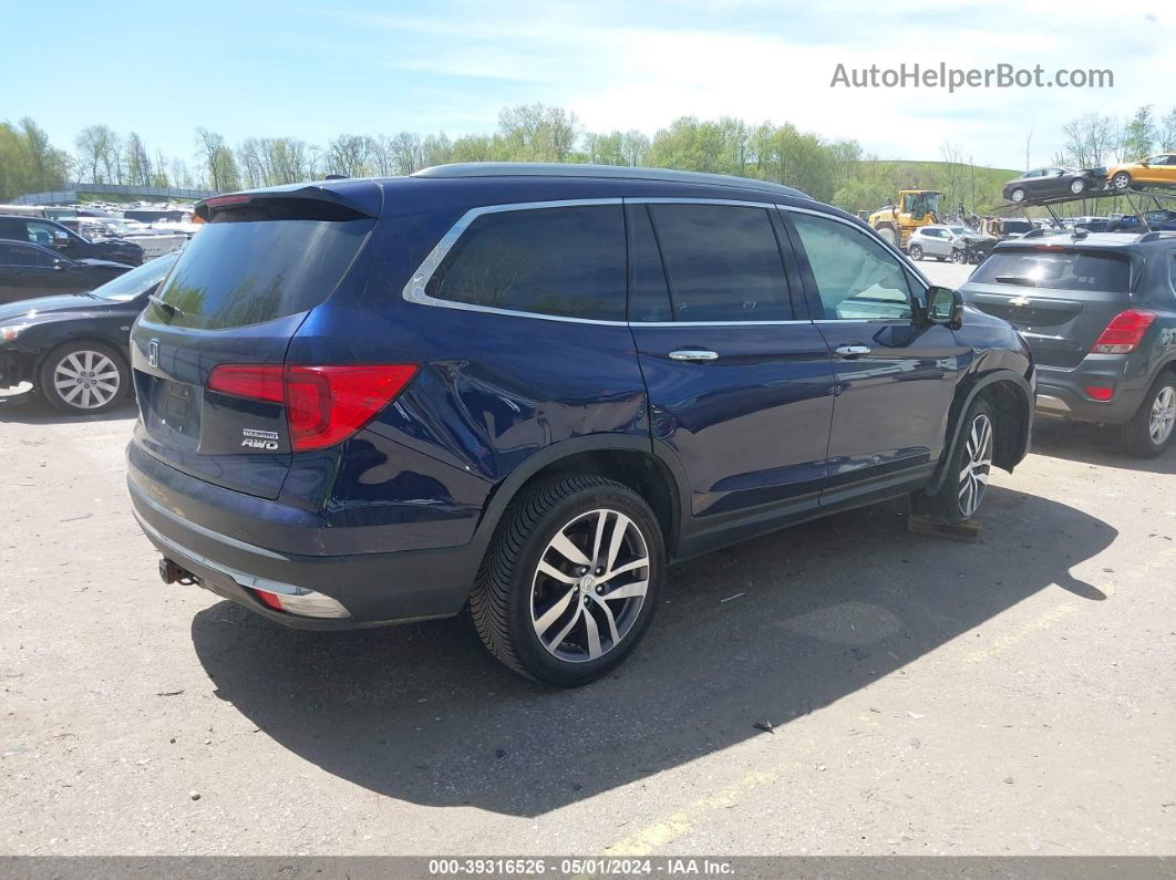 2017 Honda Pilot Touring Navy vin: 5FNYF6H93HB037077