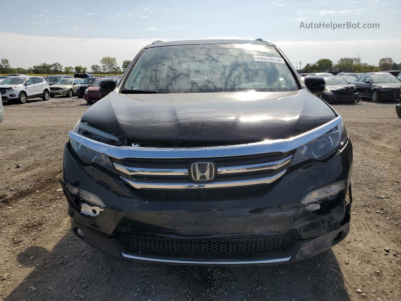 2017 Honda Pilot Touring Черный vin: 5FNYF6H93HB065252