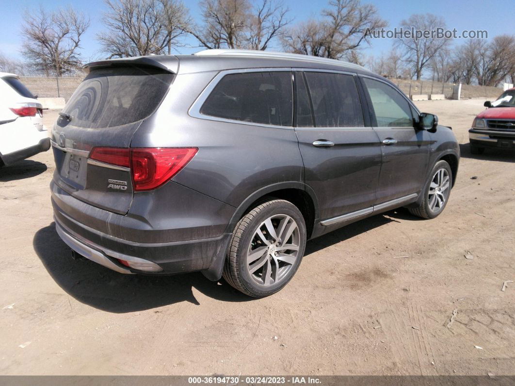 2016 Honda Pilot Touring Gray vin: 5FNYF6H95GB114501