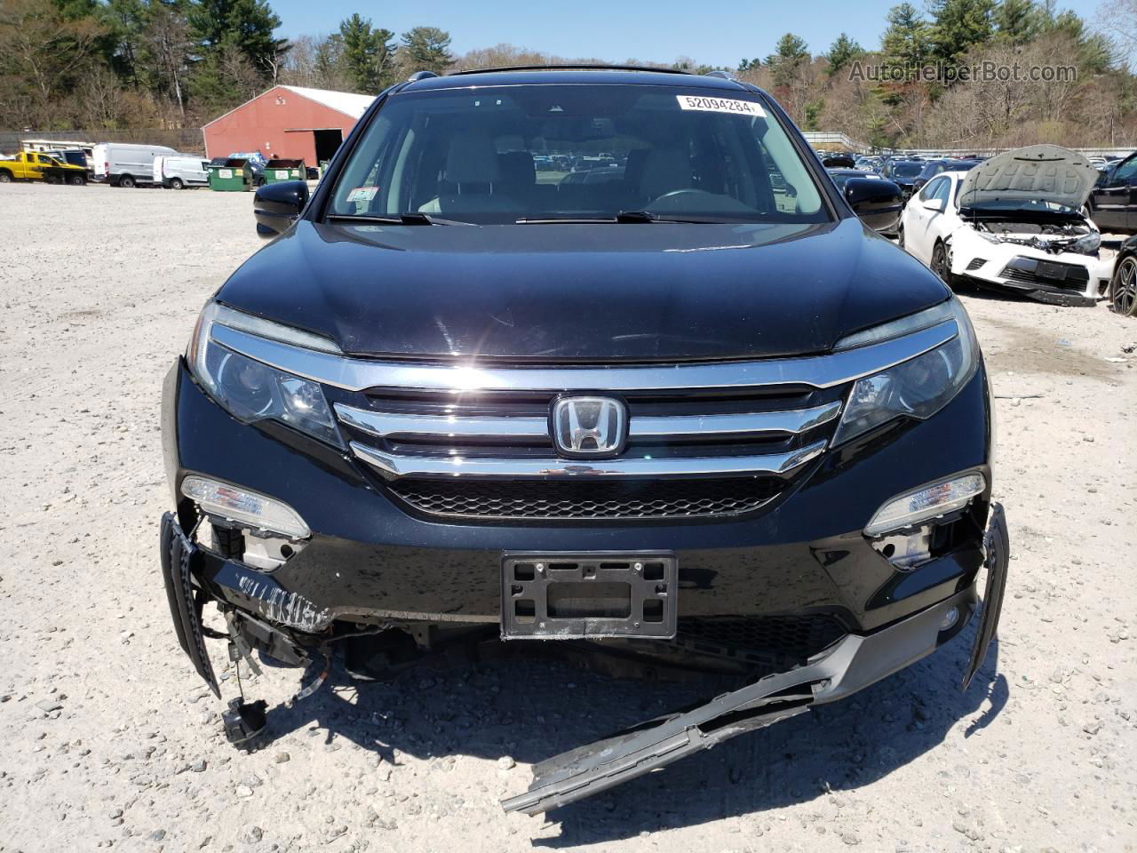 2017 Honda Pilot Touring Black vin: 5FNYF6H95HB025156