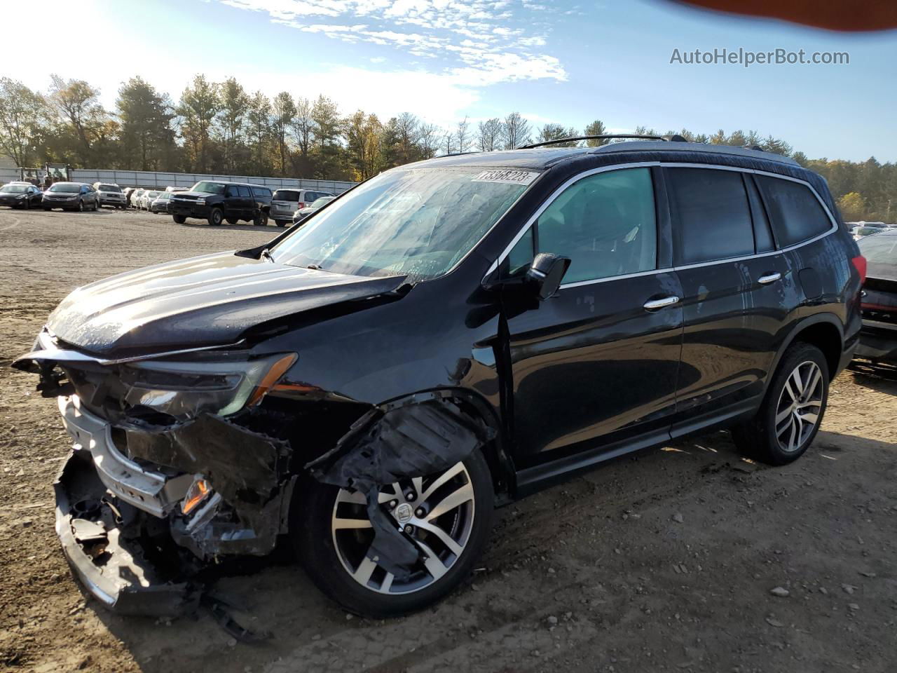 2016 Honda Pilot Touring Black vin: 5FNYF6H96GB062649