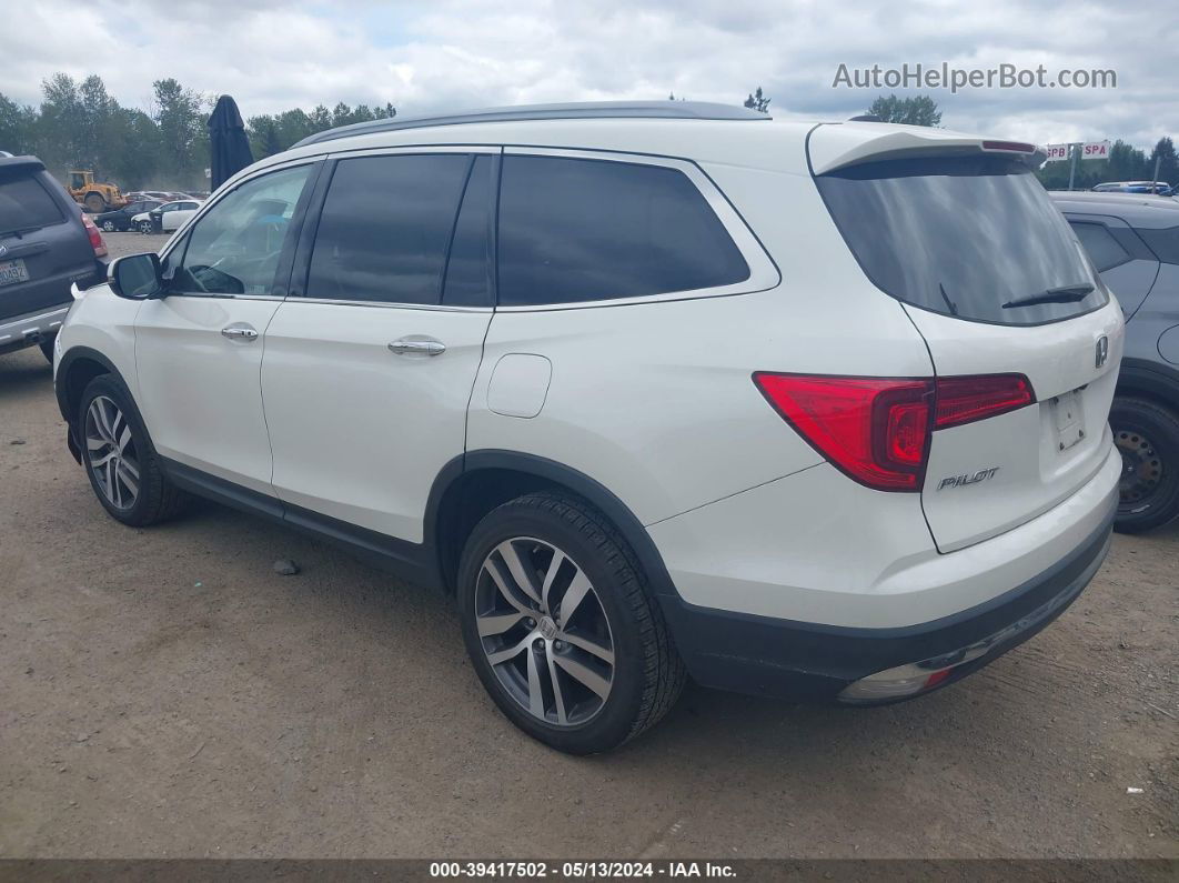 2017 Honda Pilot Touring White vin: 5FNYF6H96HB101094