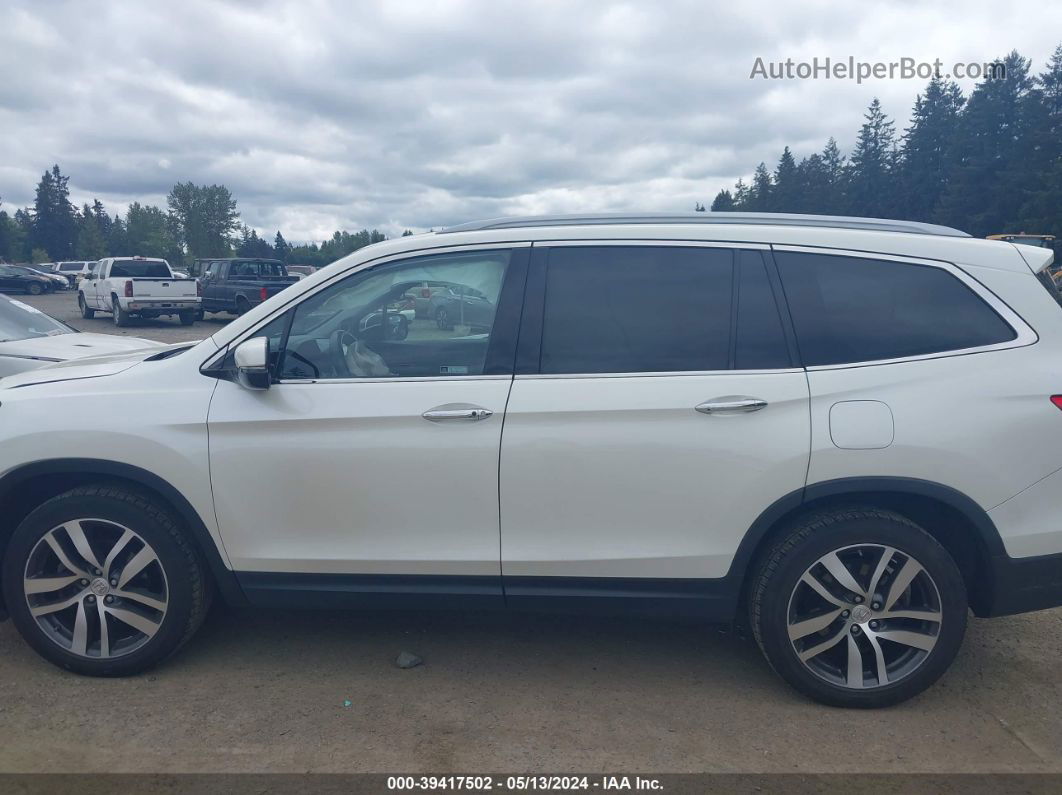 2017 Honda Pilot Touring White vin: 5FNYF6H96HB101094