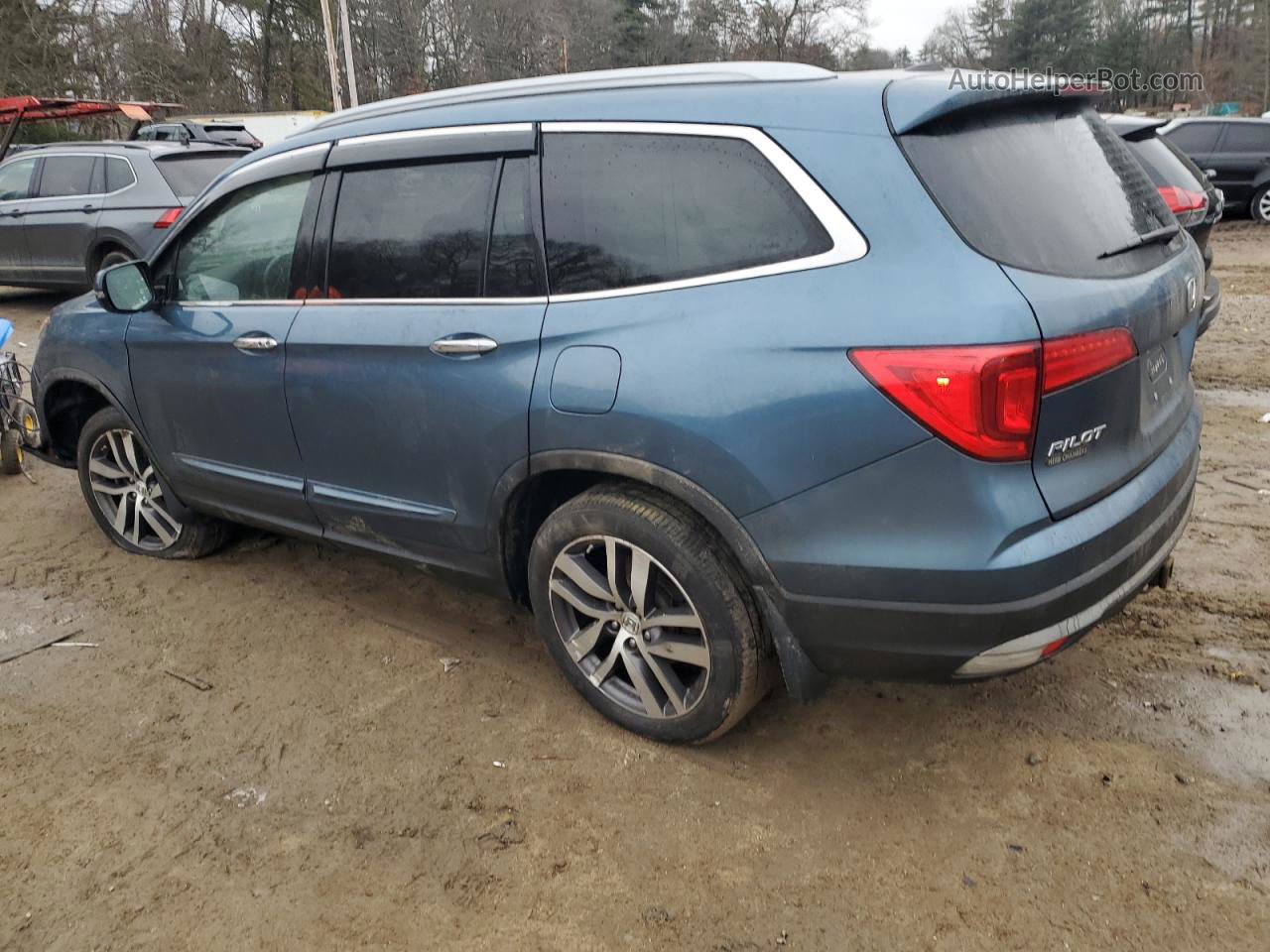 2016 Honda Pilot Touring Blue vin: 5FNYF6H97GB050283