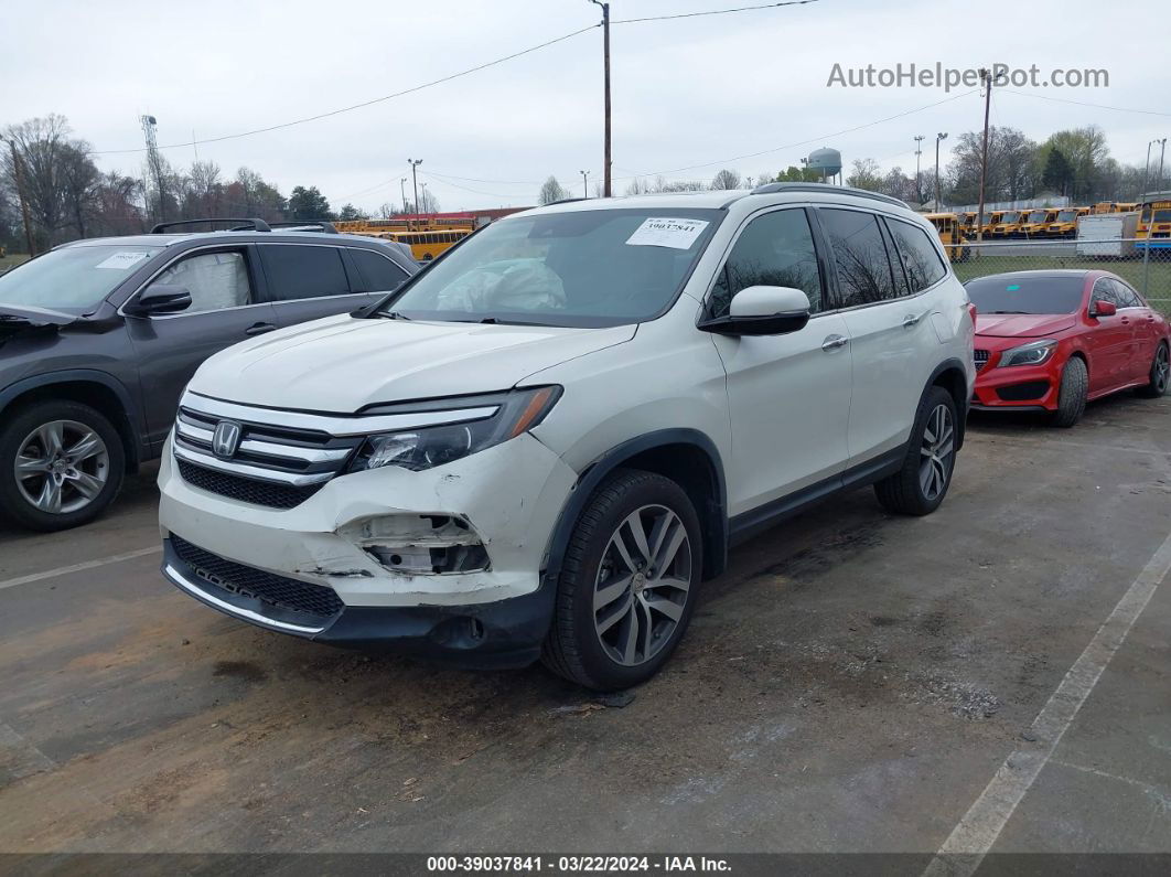 2017 Honda Pilot Touring White vin: 5FNYF6H97HB043786