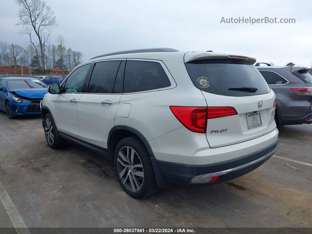 2017 Honda Pilot Touring White vin: 5FNYF6H97HB043786