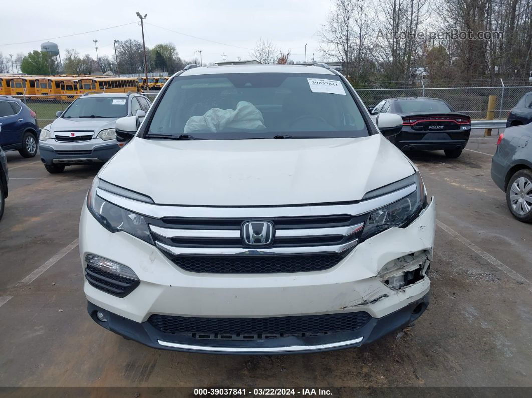 2017 Honda Pilot Touring White vin: 5FNYF6H97HB043786