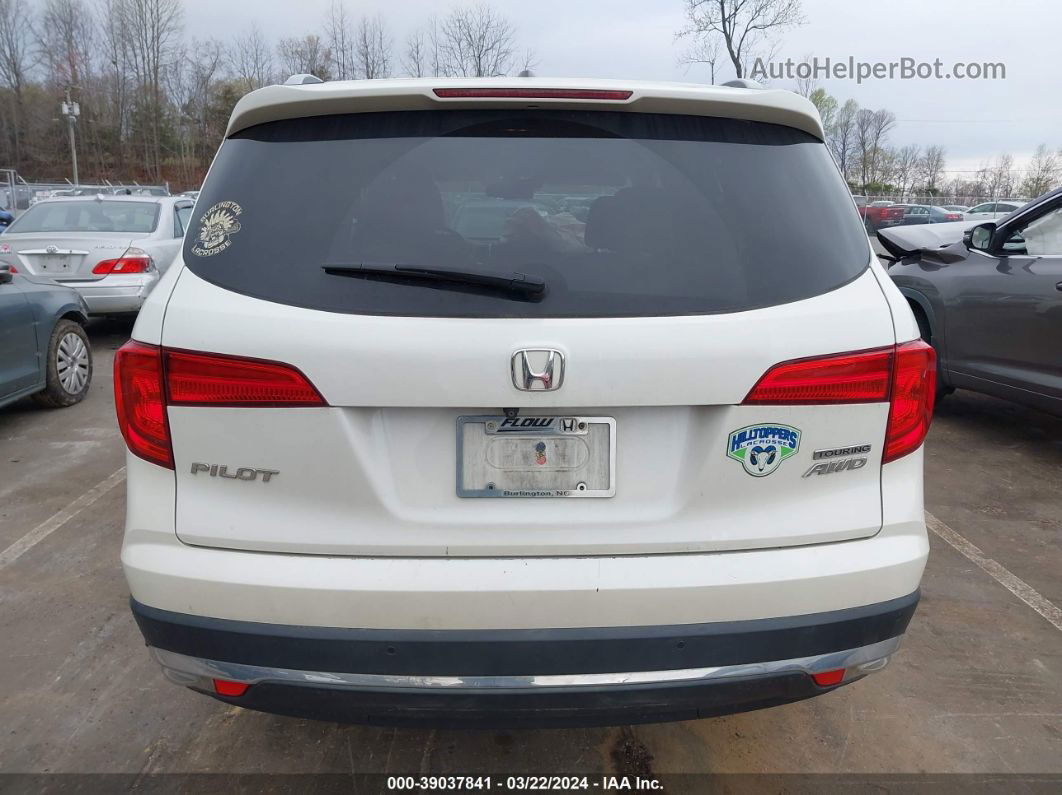 2017 Honda Pilot Touring White vin: 5FNYF6H97HB043786