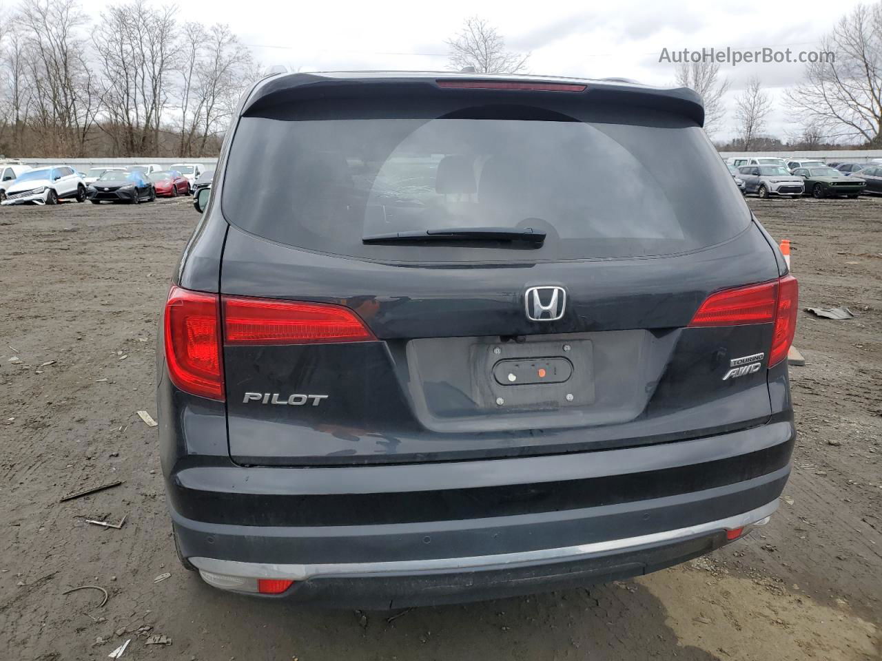 2017 Honda Pilot Touring Черный vin: 5FNYF6H97HB060104