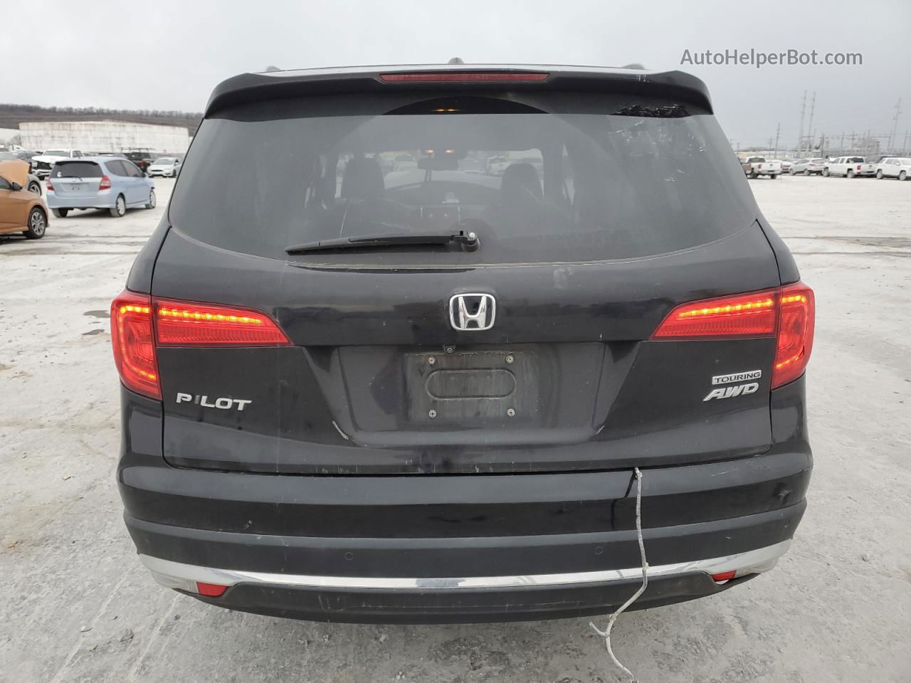 2016 Honda Pilot Touring Черный vin: 5FNYF6H98GB092901