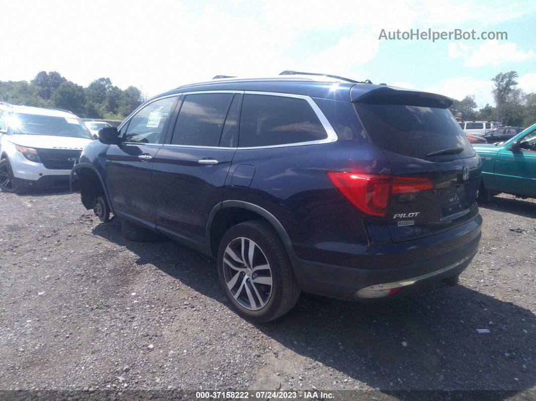 2016 Honda Pilot Touring Темно-синий vin: 5FNYF6H9XGB027287