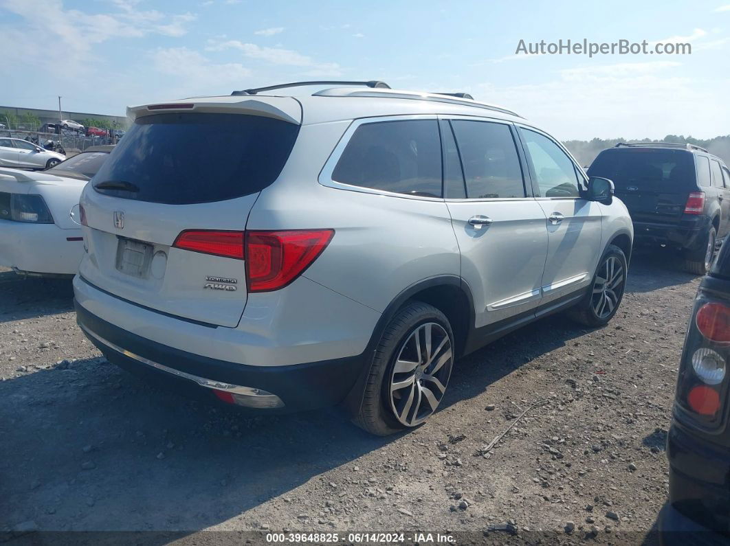 2016 Honda Pilot Touring White vin: 5FNYF6H9XGB089353