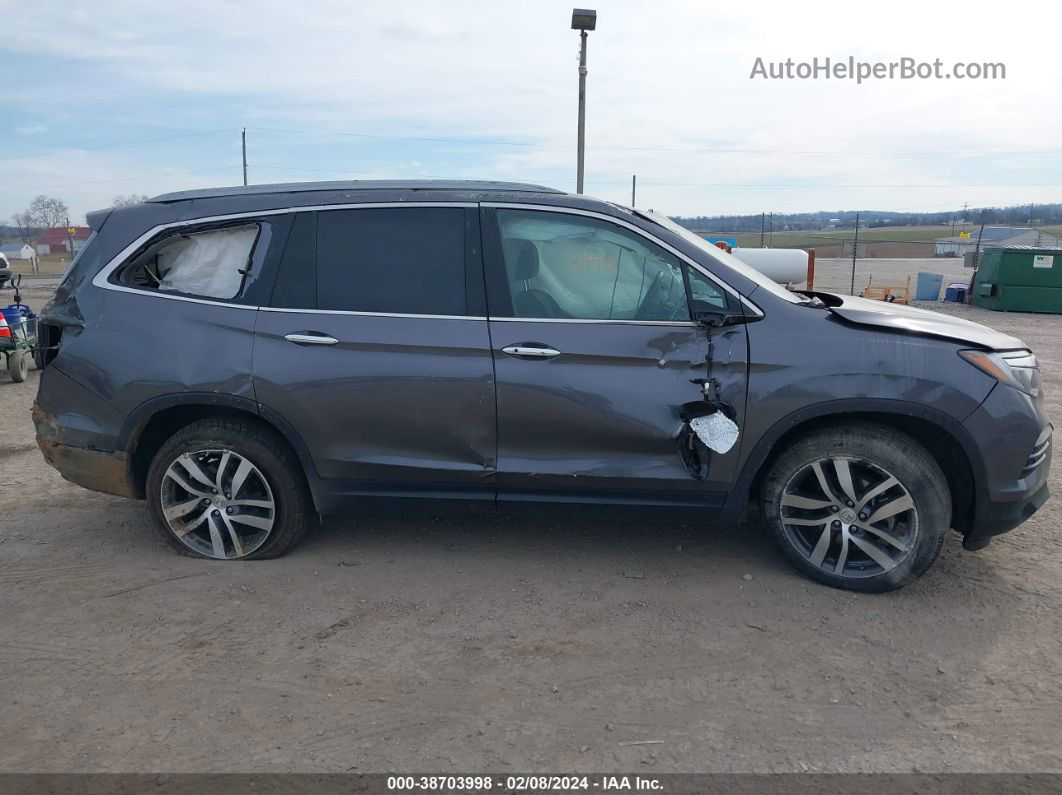 2017 Honda Pilot Touring Gray vin: 5FNYF6H9XHB066799