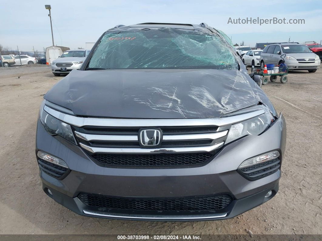 2017 Honda Pilot Touring Gray vin: 5FNYF6H9XHB066799