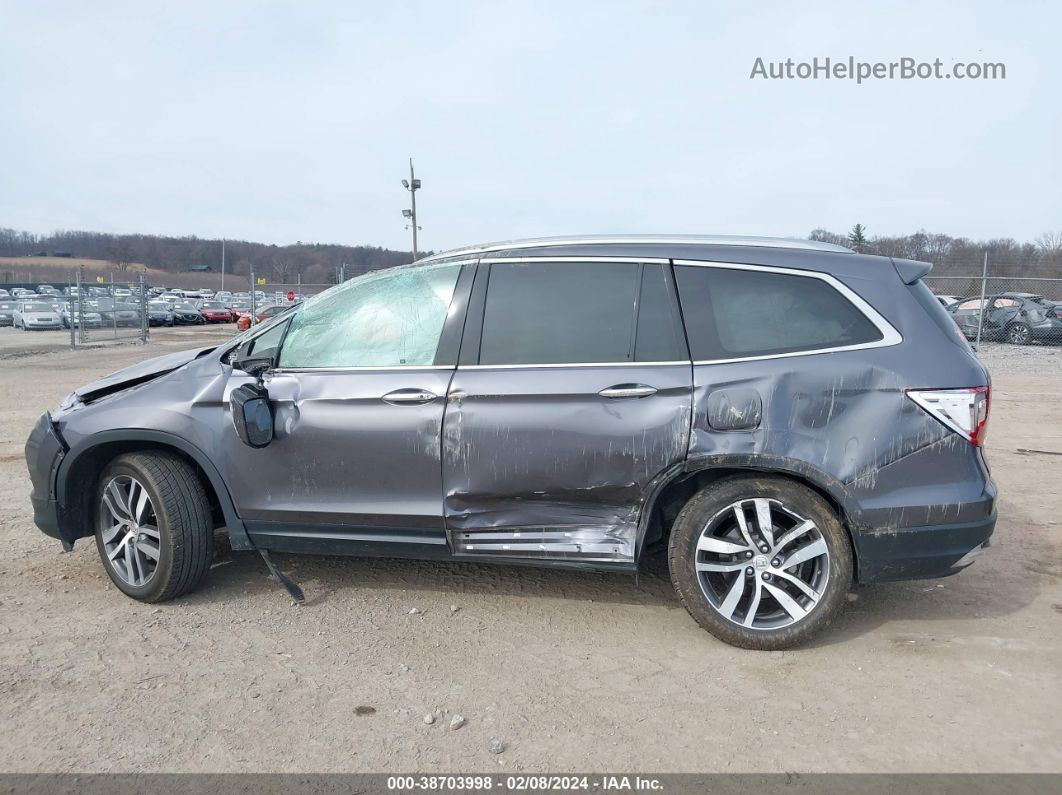 2017 Honda Pilot Touring Gray vin: 5FNYF6H9XHB066799