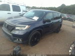 2019 Honda Passport Sport Blue vin: 5FNYF7H20KB008748