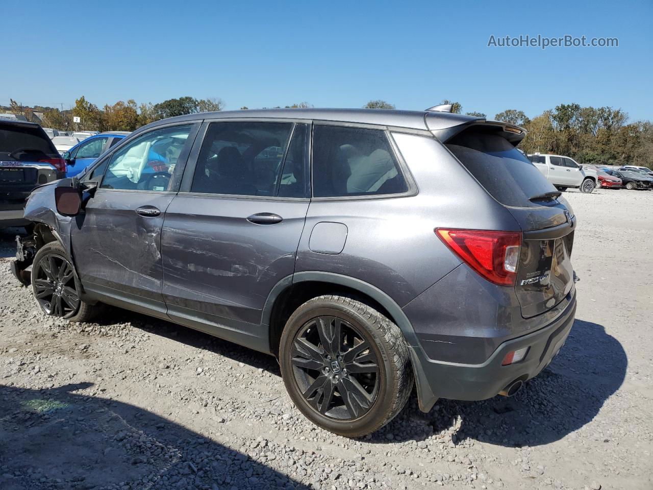 2019 Honda Passport Sport Charcoal vin: 5FNYF7H21KB005518