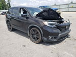 2019 Honda Passport Sport Black vin: 5FNYF7H22KB011344