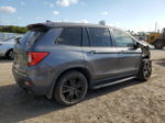 2019 Honda Passport Sport Gray vin: 5FNYF7H23KB007657