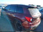 2019 Honda Passport Sport Burgundy vin: 5FNYF7H27KB007497