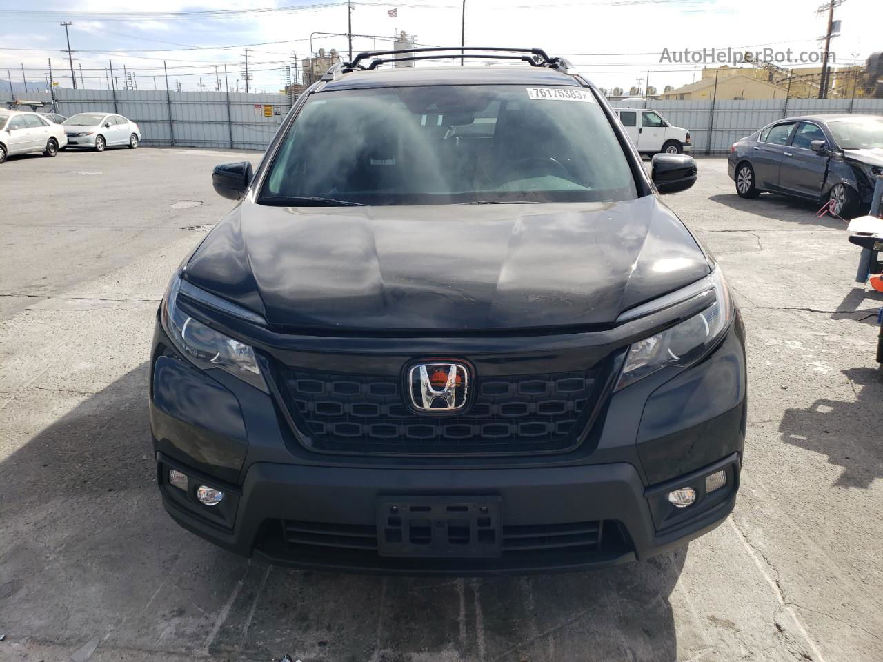 2019 Honda Passport Sport Black vin: 5FNYF7H29KB001569