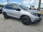 2019 Honda Passport Sport Silver vin: 5FNYF7H29KB005282