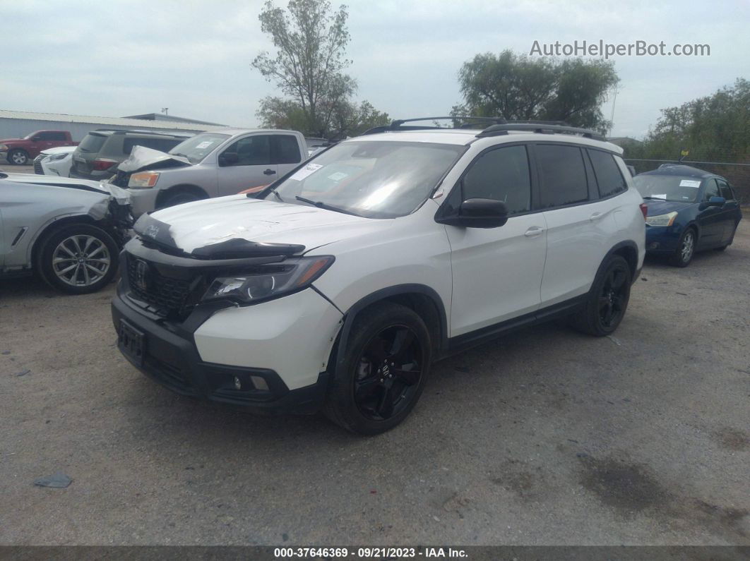 2019 Honda Passport Sport White vin: 5FNYF7H2XKB005324