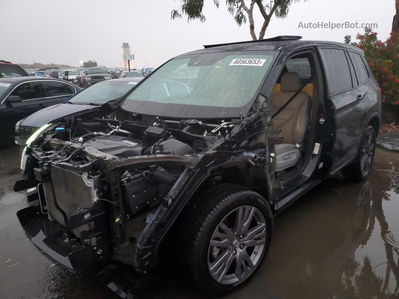 2019 Honda Passport Exl Black vin: 5FNYF7H50KB008873