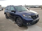 2019 Honda Passport Exl Blue vin: 5FNYF7H53KB004963