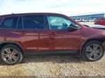 2019 Honda Passport Ex-l Maroon vin: 5FNYF7H53KB006051