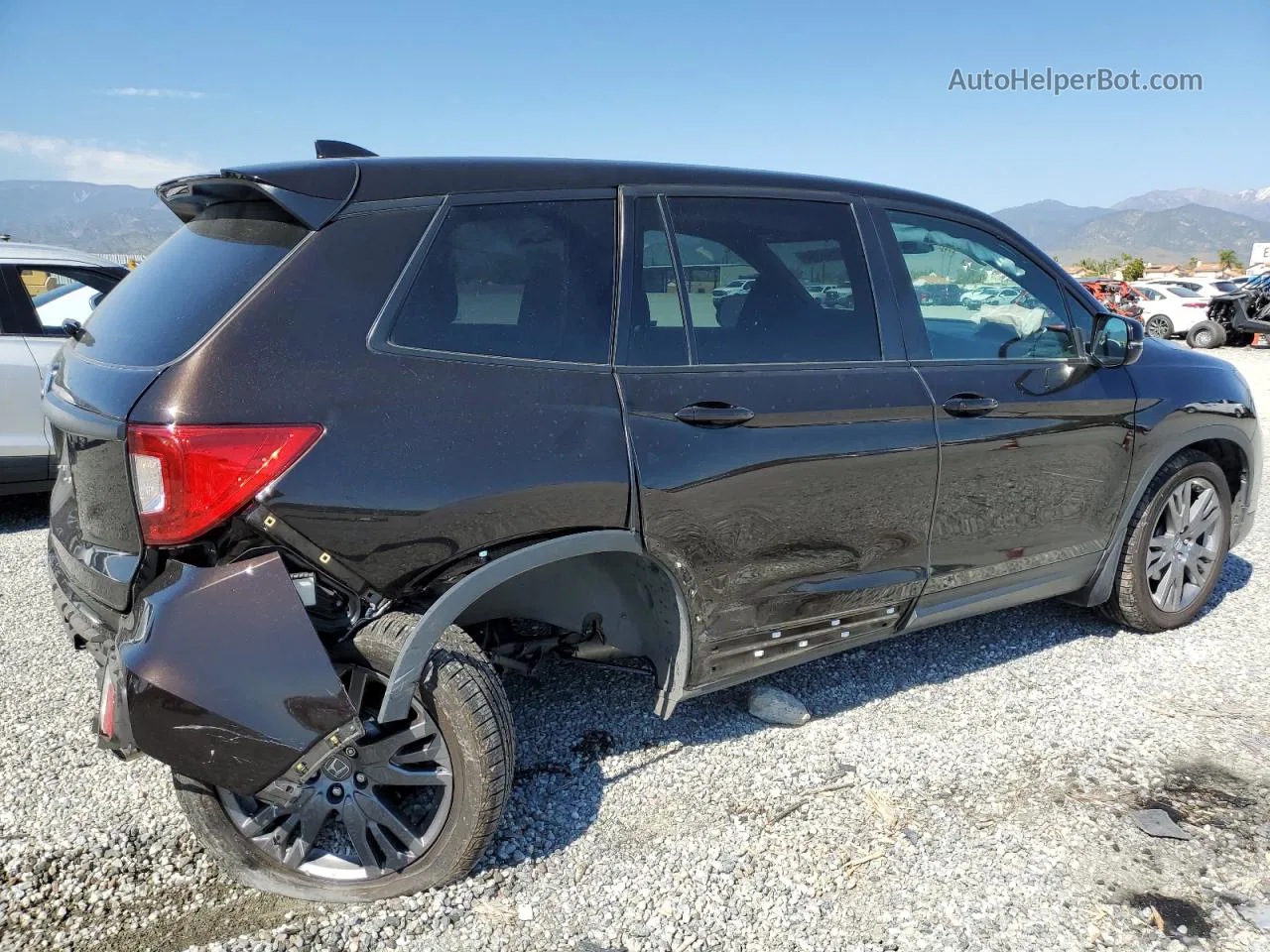 2019 Honda Passport Exl Коричневый vin: 5FNYF7H54KB000839