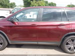 2019 Honda Passport Ex-l Maroon vin: 5FNYF7H54KB007760