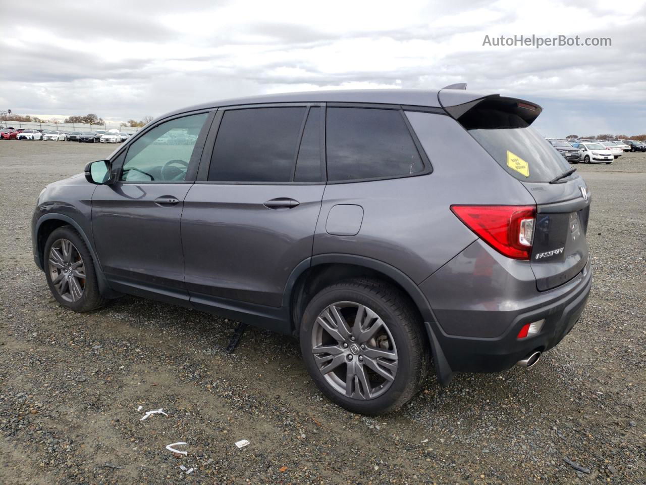 2019 Honda Passport Exl Серый vin: 5FNYF7H55KB010215