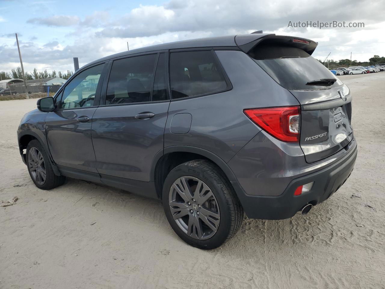 2019 Honda Passport Exl Gray vin: 5FNYF7H57KB008434