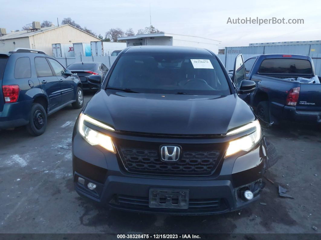 2019 Honda Passport Ex-l Черный vin: 5FNYF7H58KB004294