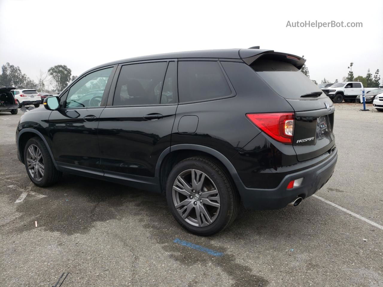 2019 Honda Passport Exl Black vin: 5FNYF7H58KB011620