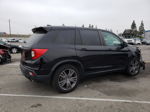 2019 Honda Passport Exl Black vin: 5FNYF7H58KB011620