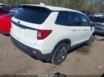 2019 Honda Passport Ex-l White vin: 5FNYF7H59KB006152