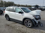 2019 Honda Passport Touring White vin: 5FNYF7H90KB000064