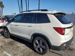 2019 Honda Passport Touring White vin: 5FNYF7H95KB001274