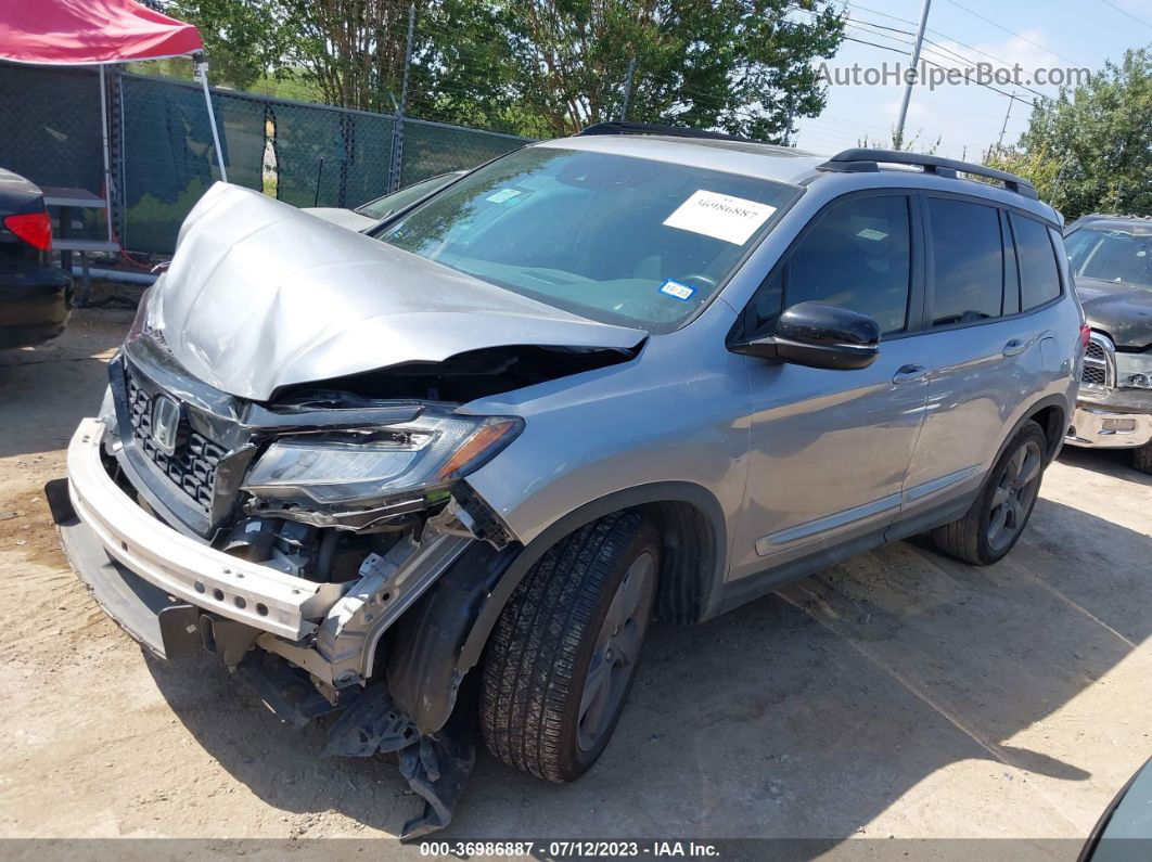 2019 Honda Passport Touring Silver vin: 5FNYF7H95KB003039