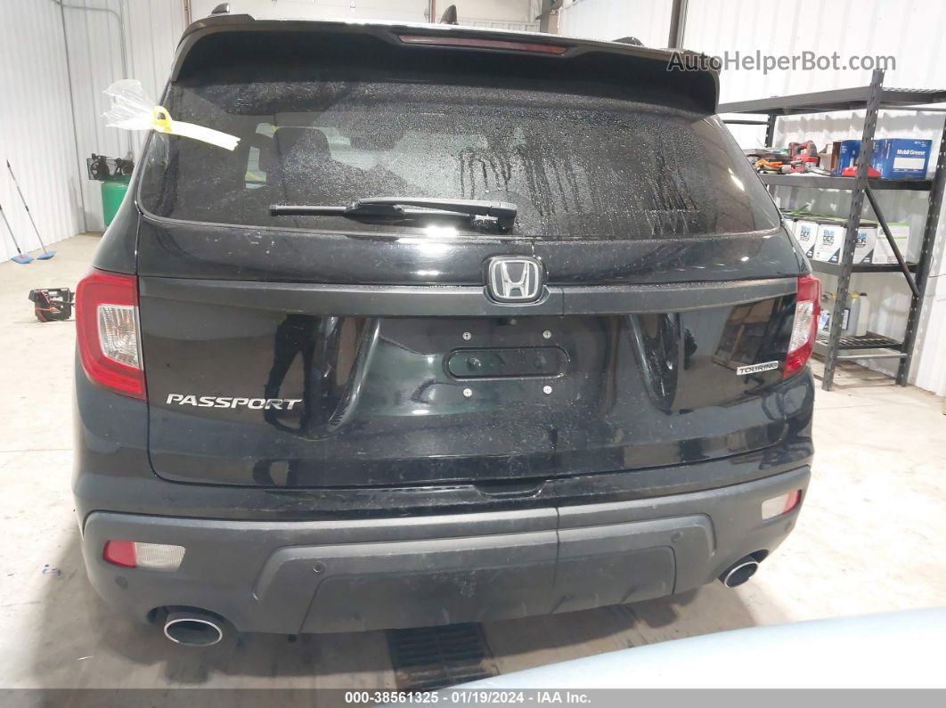 2019 Honda Passport Touring Black vin: 5FNYF7H95KB007561