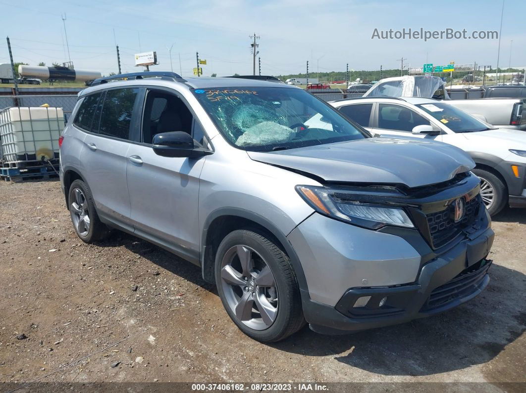 2019 Honda Passport Touring Silver vin: 5FNYF7H97KB007206