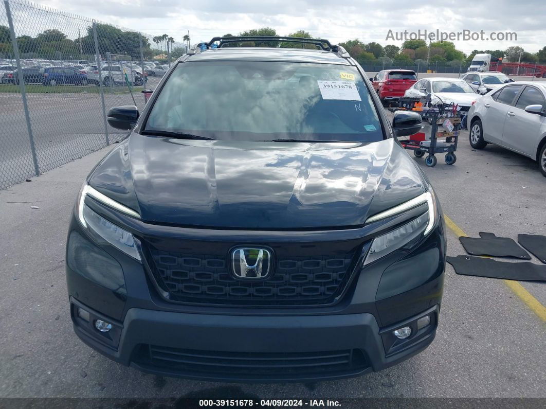 2019 Honda Passport Touring Black vin: 5FNYF7H99KB006476