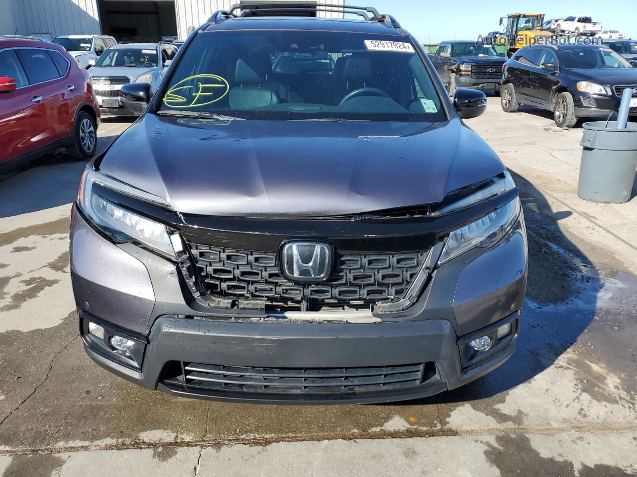 2019 Honda Passport Touring Угольный vin: 5FNYF7H9XKB011749